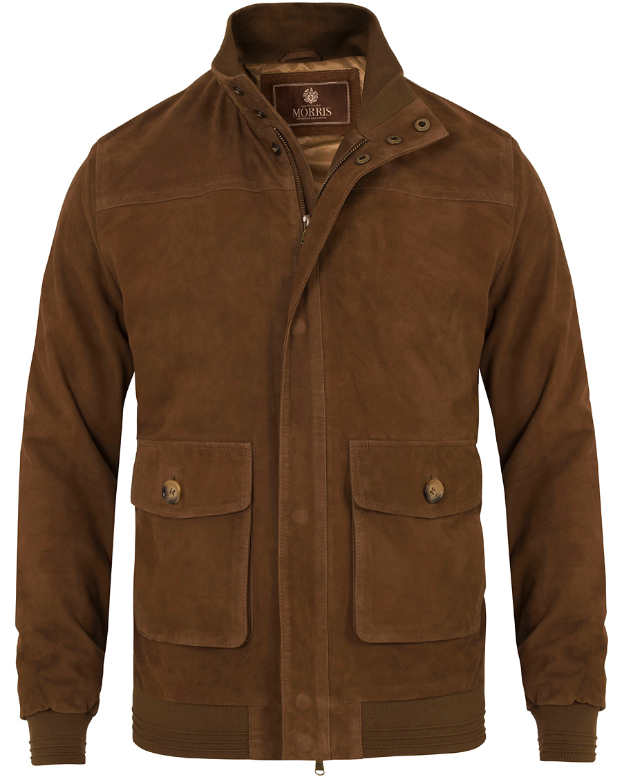 Herre | Jakker | Morris Heritage | Suede Jacket Brown