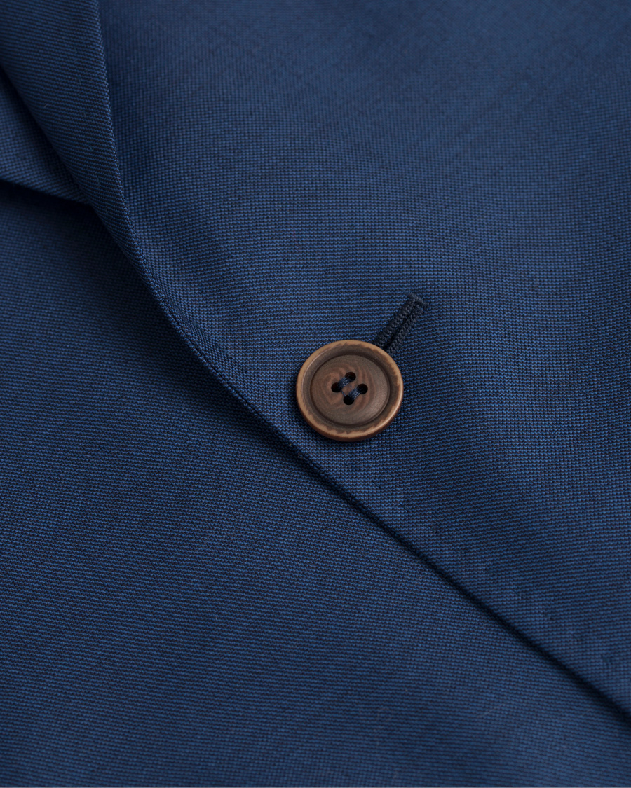 Herre | Dresser | Morris Heritage | Frank Wool Solid Vitale Barberis Peak Lapel Suit Navy