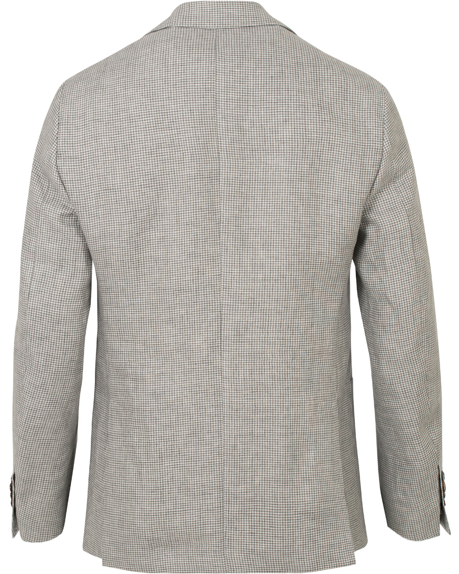 Herre | Dressjakker | Morris Heritage | Frank Minicheck Linen Blazer Grey
