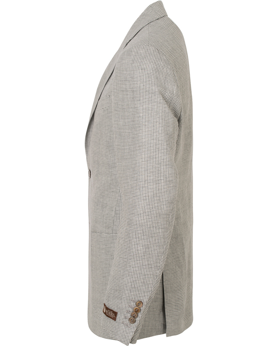 Herre | Dressjakker | Morris Heritage | Frank Minicheck Linen Blazer Grey