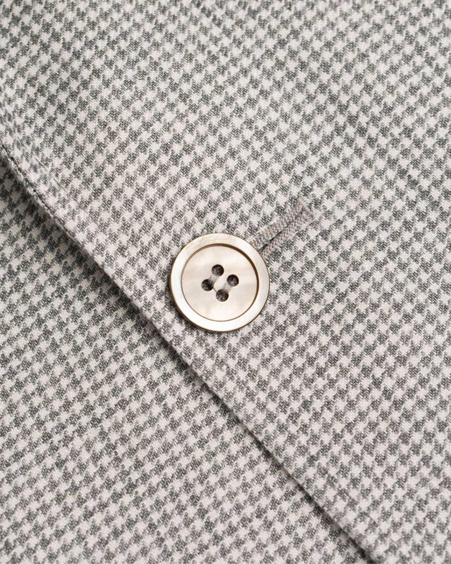 Herre | Dressjakker | Morris Heritage | Frank Minicheck Linen Blazer Grey