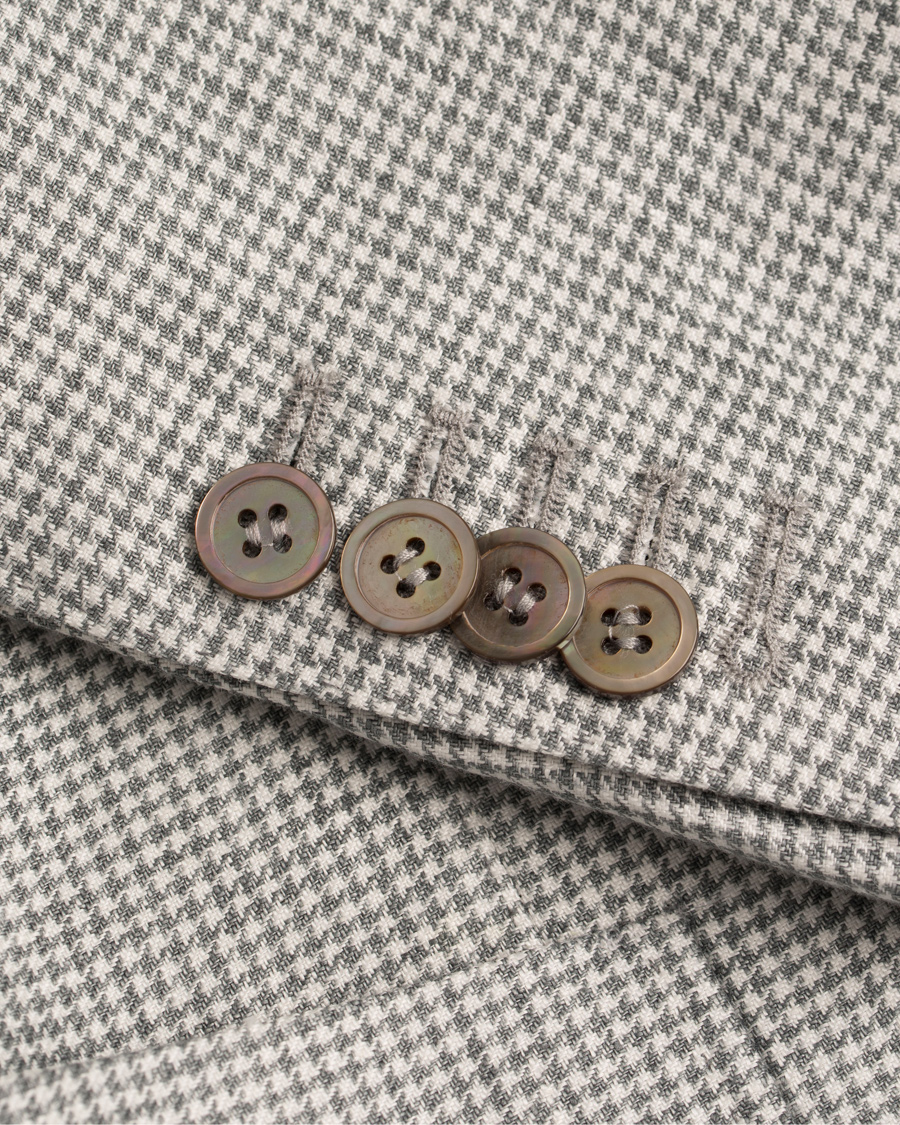 Herre | Dressjakker | Morris Heritage | Frank Minicheck Linen Blazer Grey