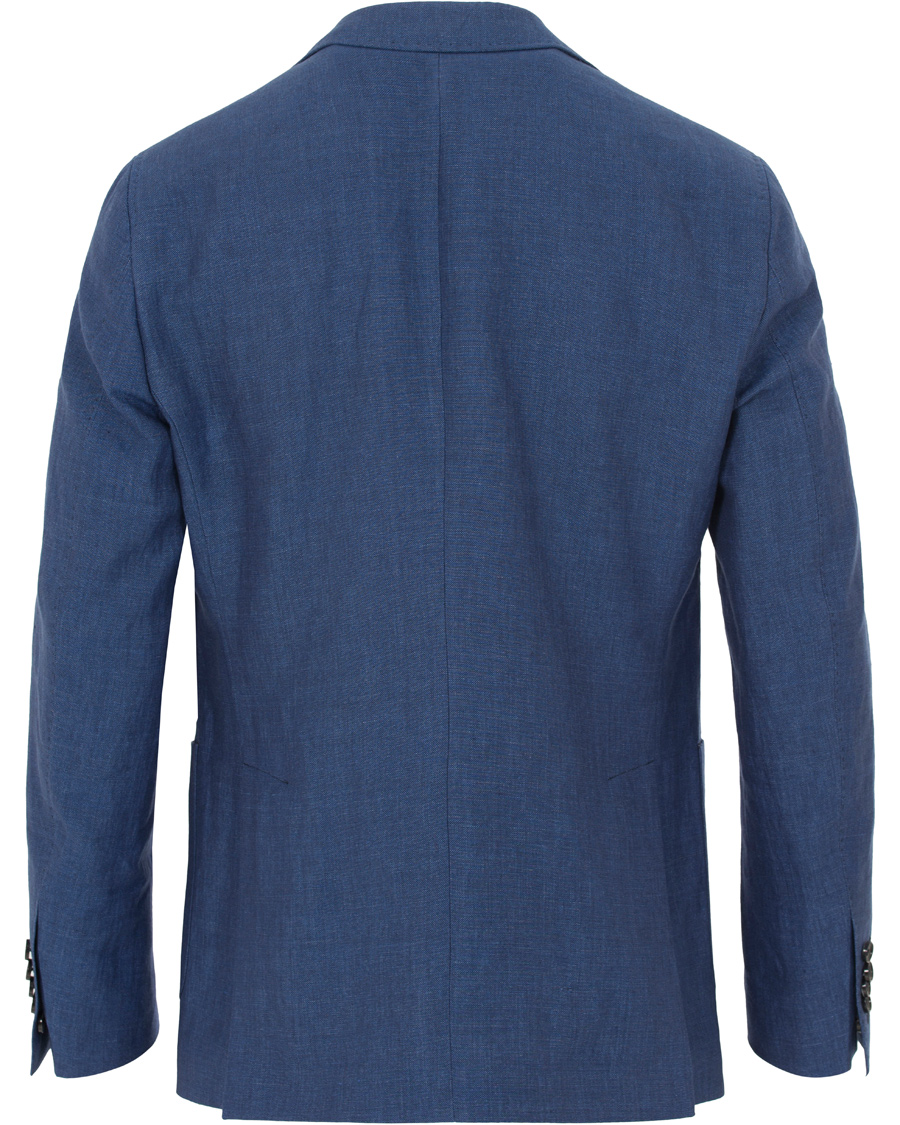 Herre | Dressjakker | Morris Heritage | Frank Oxford Linen/Cotton Blazer Navy