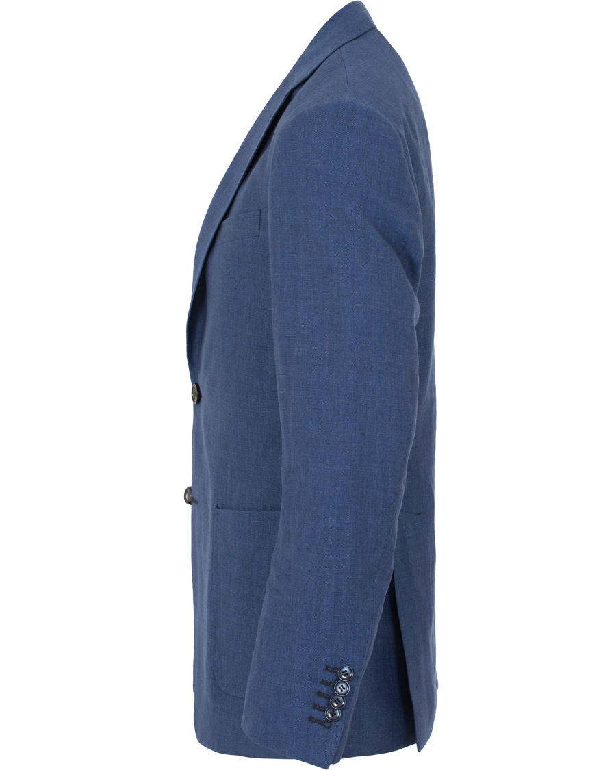 Herre | Dressjakker | Morris Heritage | Frank Oxford Linen/Cotton Blazer Navy