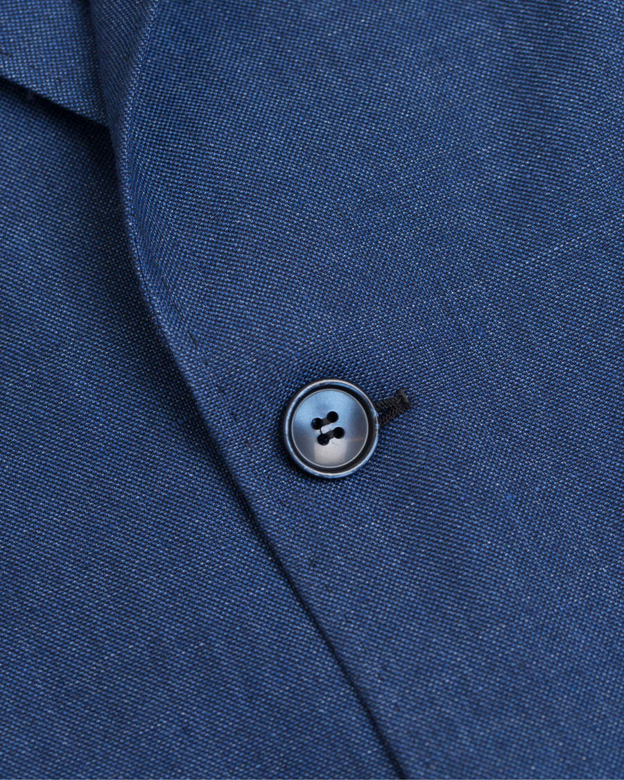 Herre | Dressjakker | Morris Heritage | Frank Oxford Linen/Cotton Blazer Navy