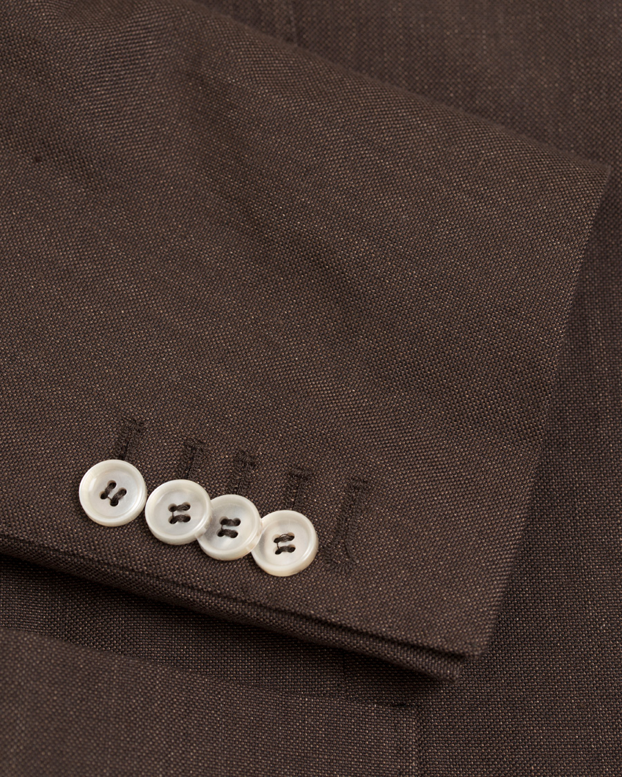 Herre | Dressjakker | Morris Heritage | Frank Oxford Linen/Cotton Blazer Brown