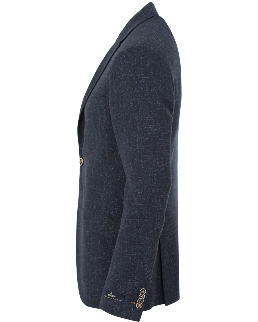 Herre | Dressjakker | Morris | Simon Melange Blazer Navy