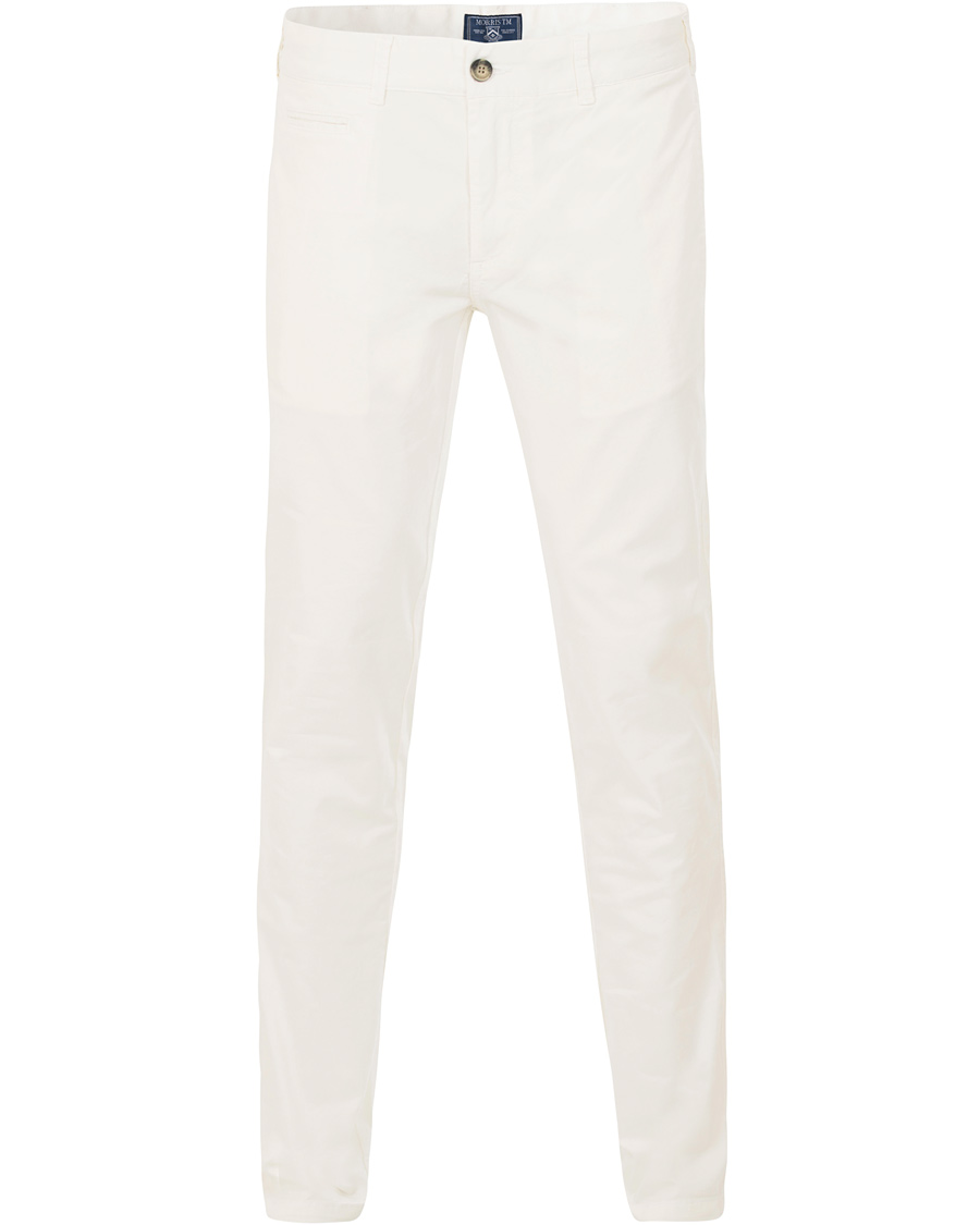 Herre | Bukser | Morris | Light Twill Chino Off White