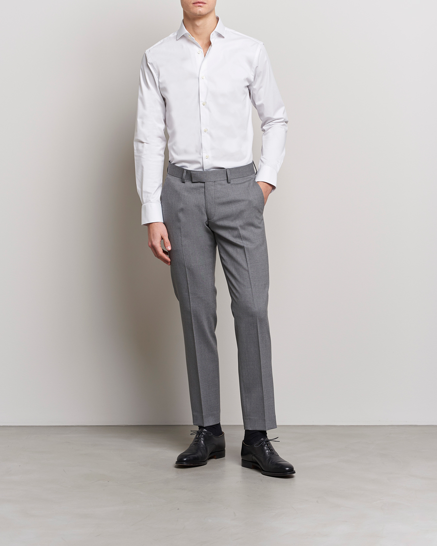 Herre | Formal Wear | Tiger of Sweden | Farell 5 Stretch Shirt White