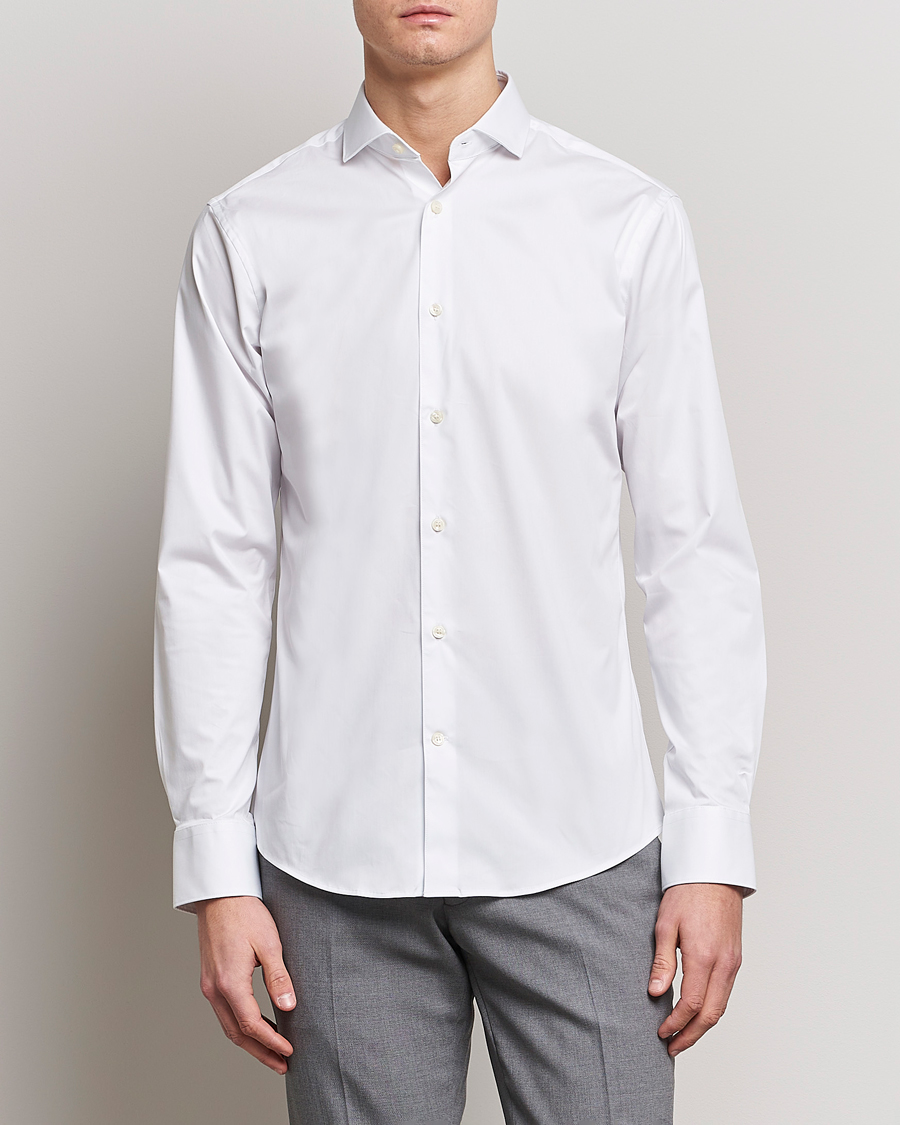 Herre | Businesskjorter | Tiger of Sweden | Farell 5 Stretch Shirt White