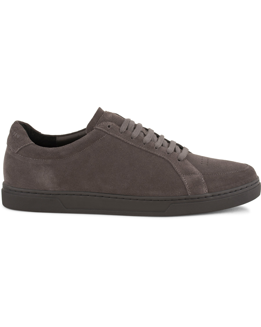 Herre | Tiger of Sweden Arne Suede Sneakers Charcoal | Tiger of Sweden | Arne Suede Sneakers Charcoal