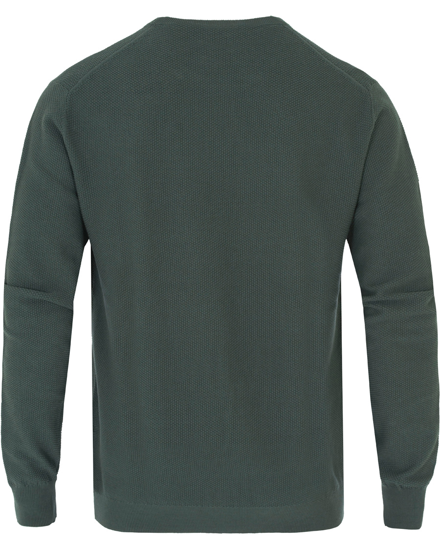 Herre | Gensere | Tiger of Sweden | Matias Waffle Crew Neck Nobel Green