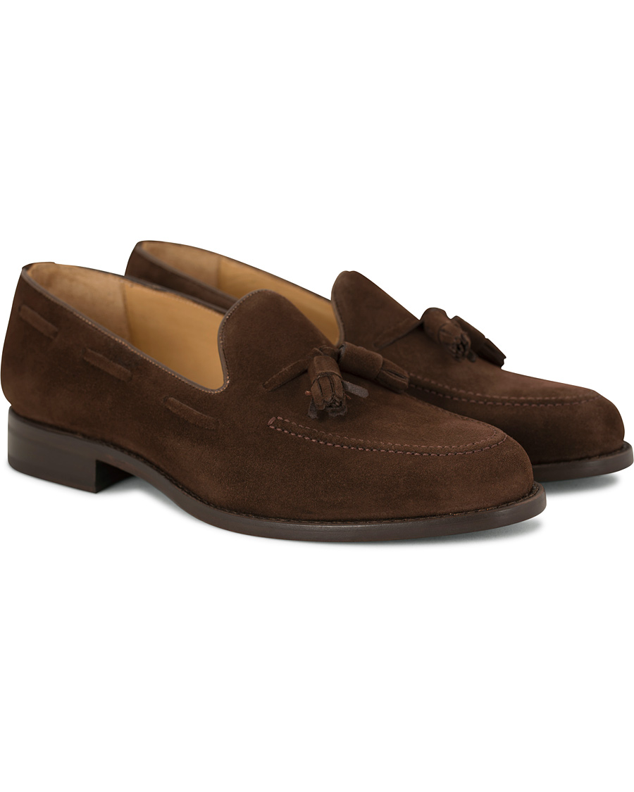 Herre | Morris Avon Tassel Loafer Brown Suede | Morris | Avon Tassel Loafer Brown Suede