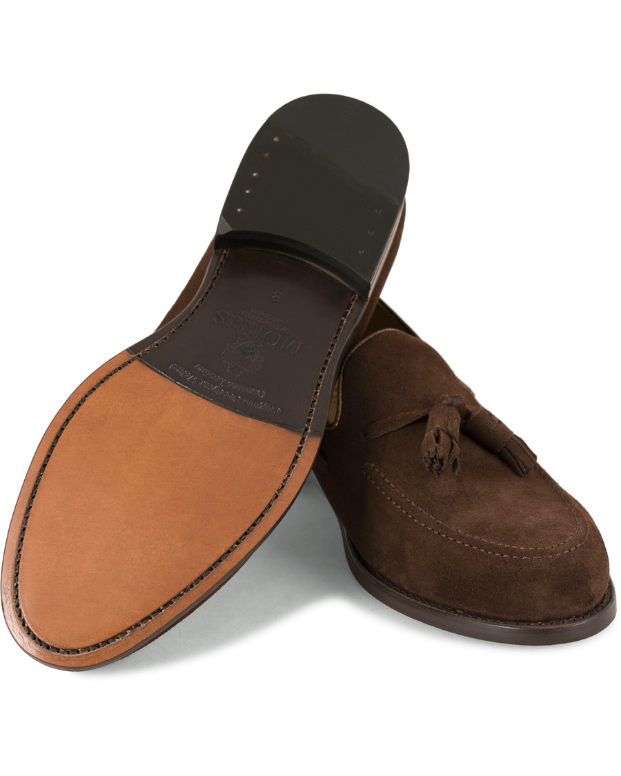 Herre | Morris Avon Tassel Loafer Brown Suede | Morris | Avon Tassel Loafer Brown Suede