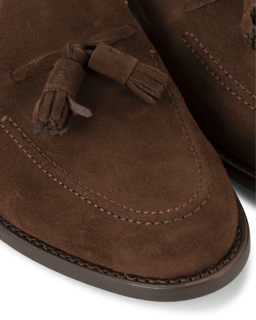 Herre | Morris Avon Tassel Loafer Brown Suede | Morris | Avon Tassel Loafer Brown Suede
