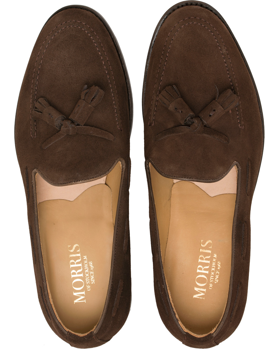 Herre | Morris Avon Tassel Loafer Brown Suede | Morris | Avon Tassel Loafer Brown Suede