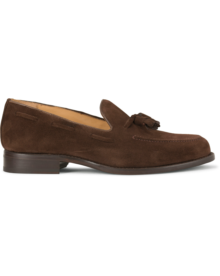 Herre | Morris Avon Tassel Loafer Brown Suede | Morris | Avon Tassel Loafer Brown Suede