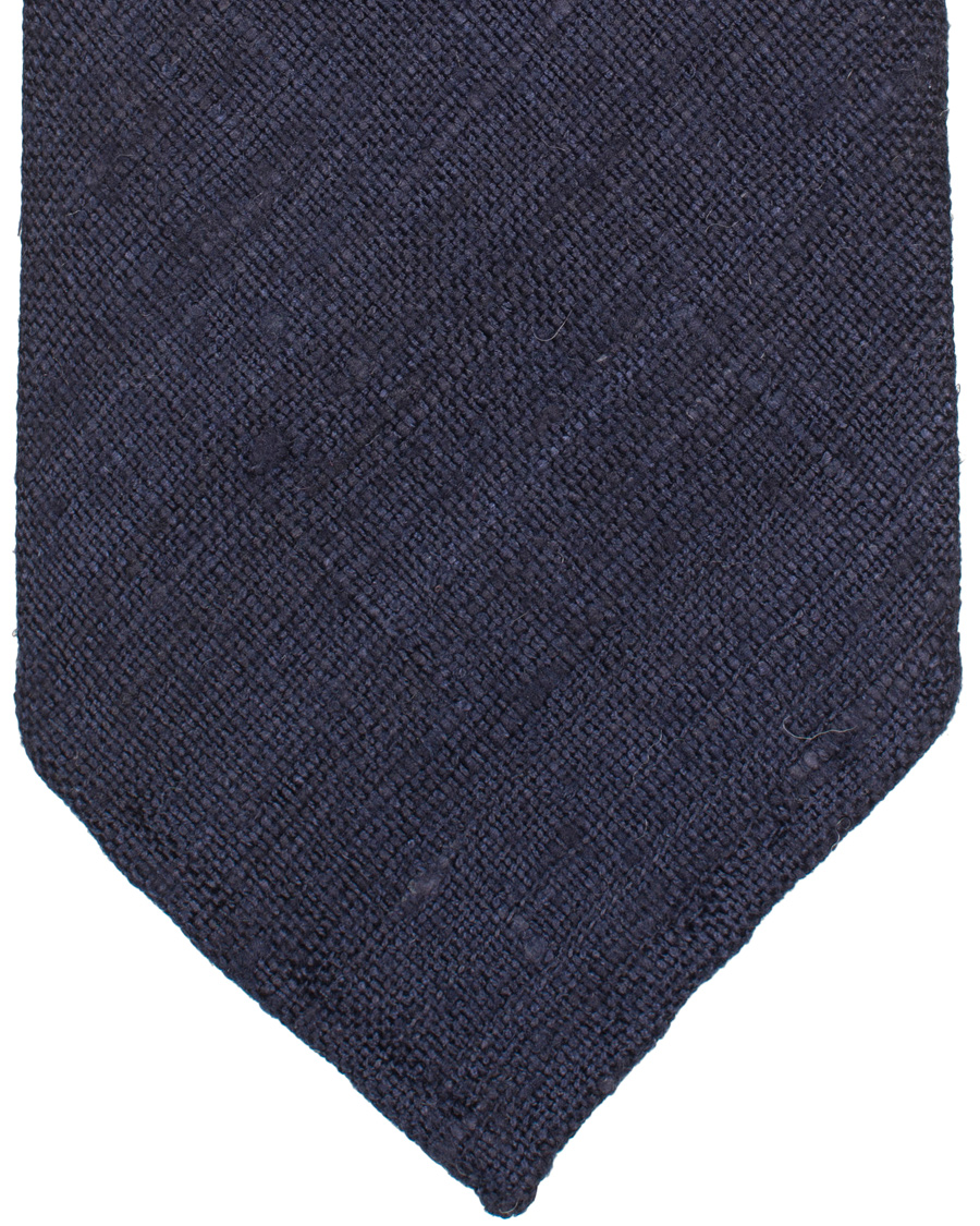 Herre | Drake's Silk Plain 8 cm Tie Navy | Drake's | Silk Plain 8 cm Tie Navy