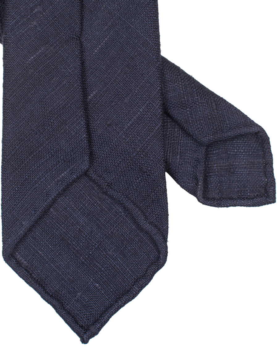 Herre | Drake's Silk Plain 8 cm Tie Navy | Drake's | Silk Plain 8 cm Tie Navy