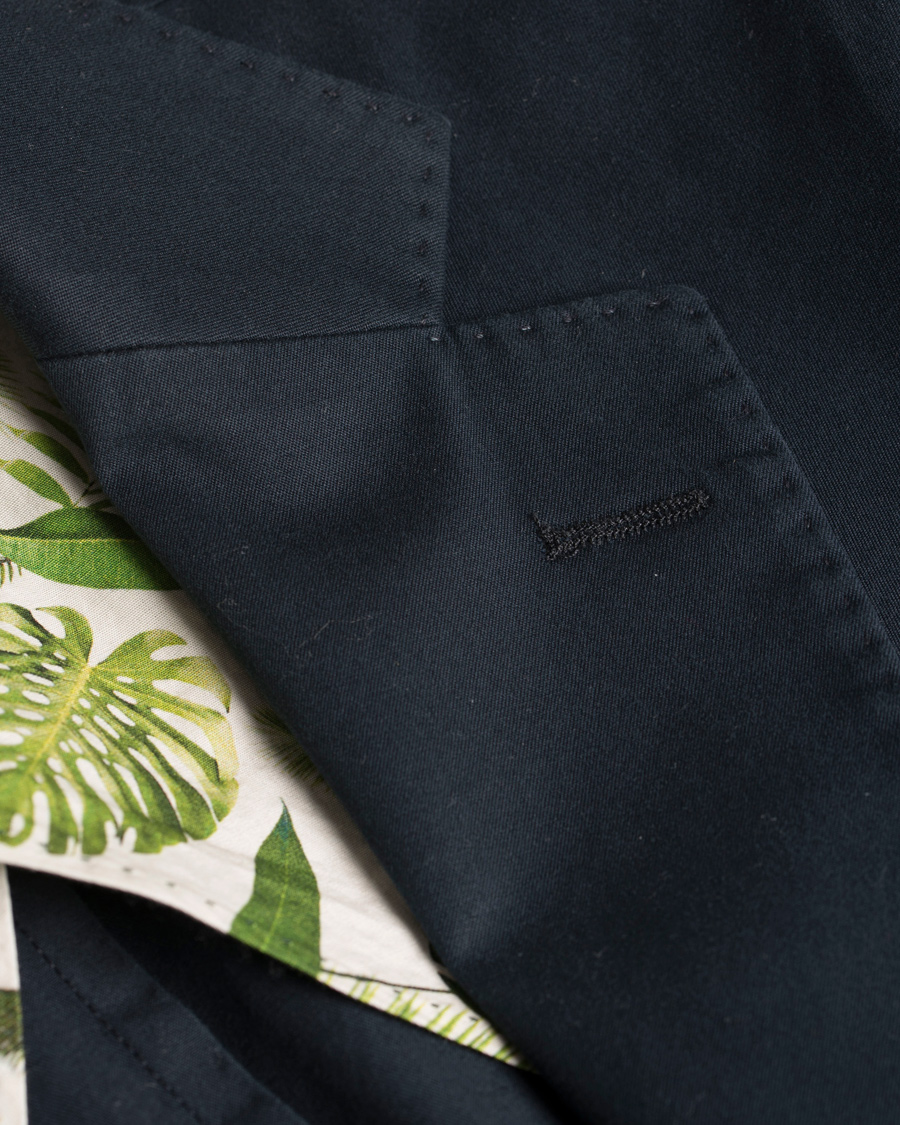 Herre | Dressjakker | Oscar Jacobson | Einar Stretch Cotton Patch Pocket Navy