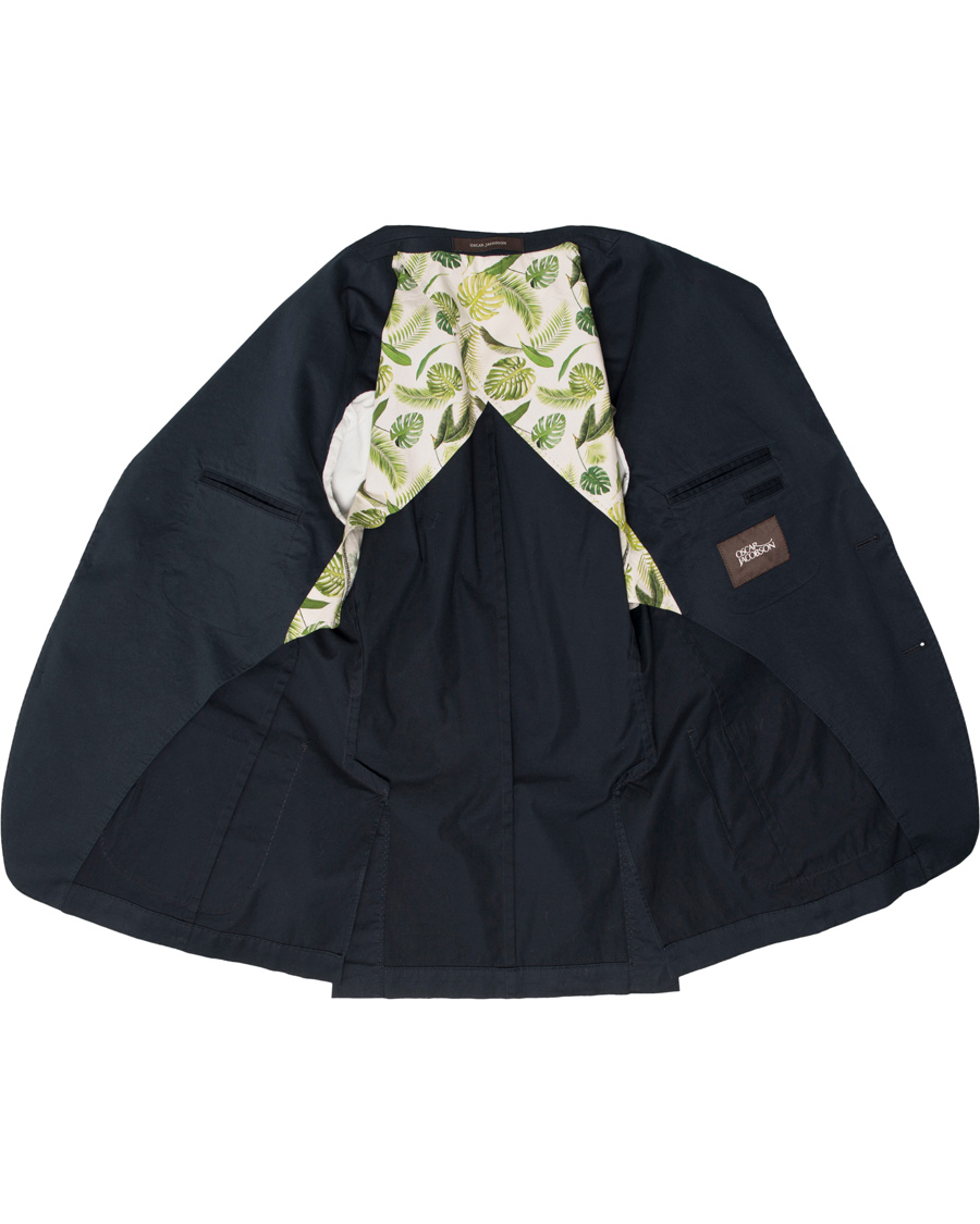 Herre | Dressjakker | Oscar Jacobson | Einar Stretch Cotton Patch Pocket Navy