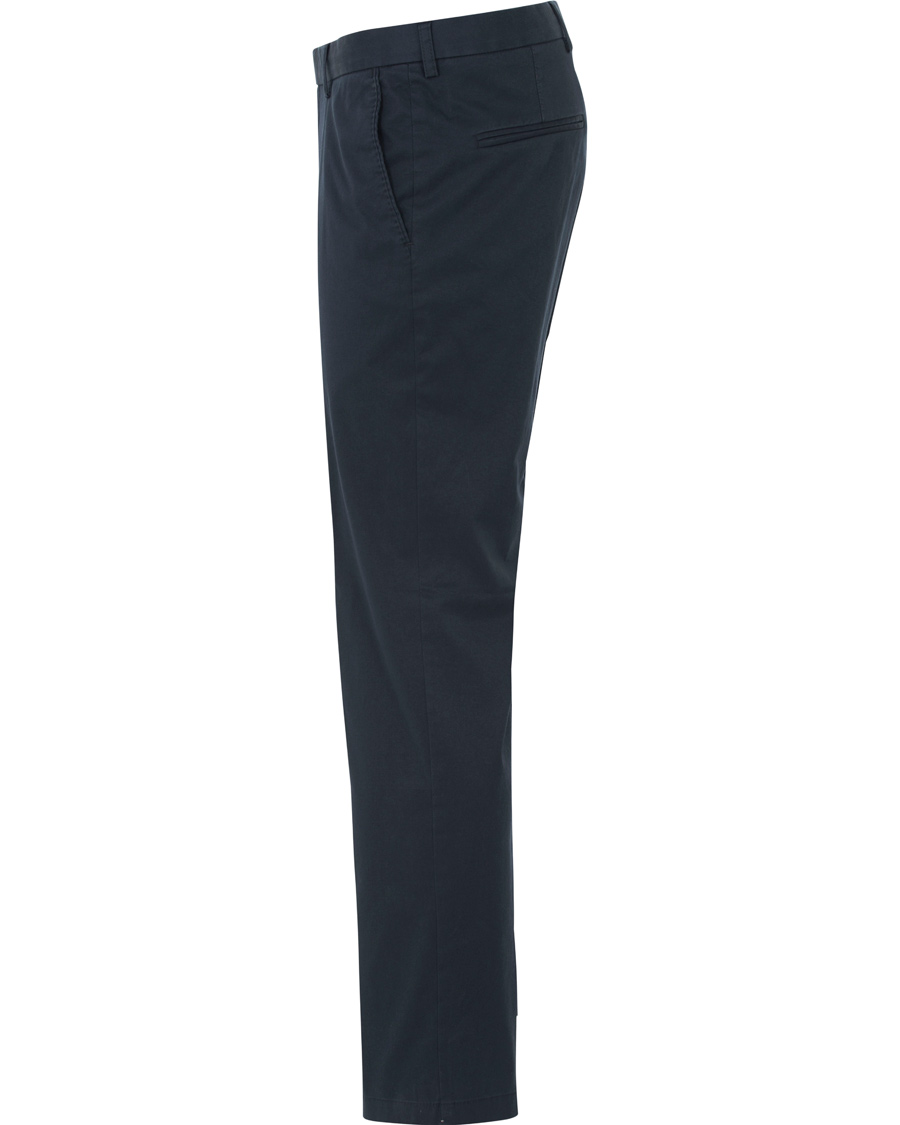 Herre | Bukser | Oscar Jacobson | Denzel Stretch Cotton Trousers Navy