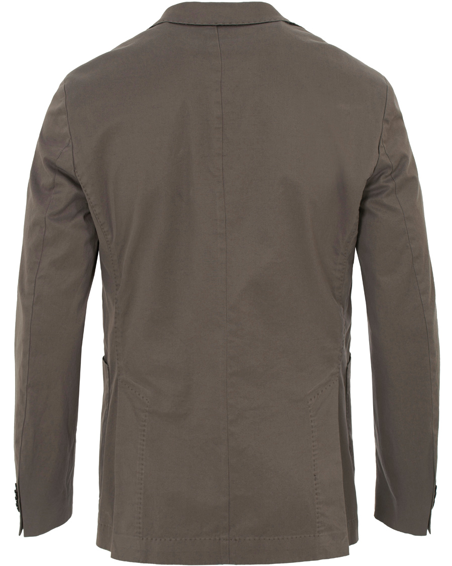 Herre | Dressjakker | Oscar Jacobson | Einar Stretch Cotton Patch Pocket Olive Green