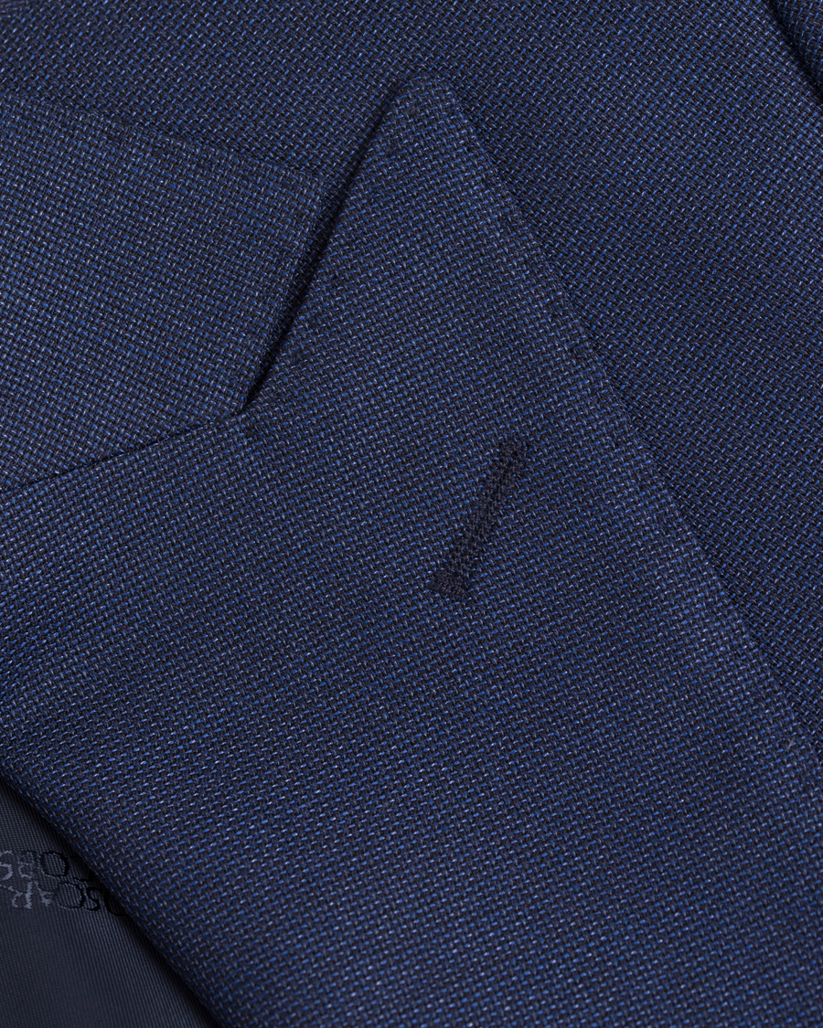 Herre | Dresser | Oscar Jacobson | Elmer Peak Lapel Suit Blue