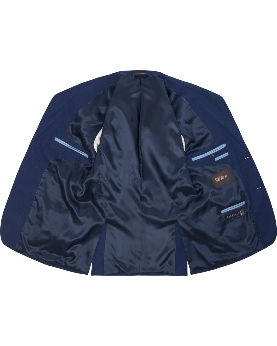 Herre | Dresser | Oscar Jacobson | Elmer Peak Lapel Suit Blue