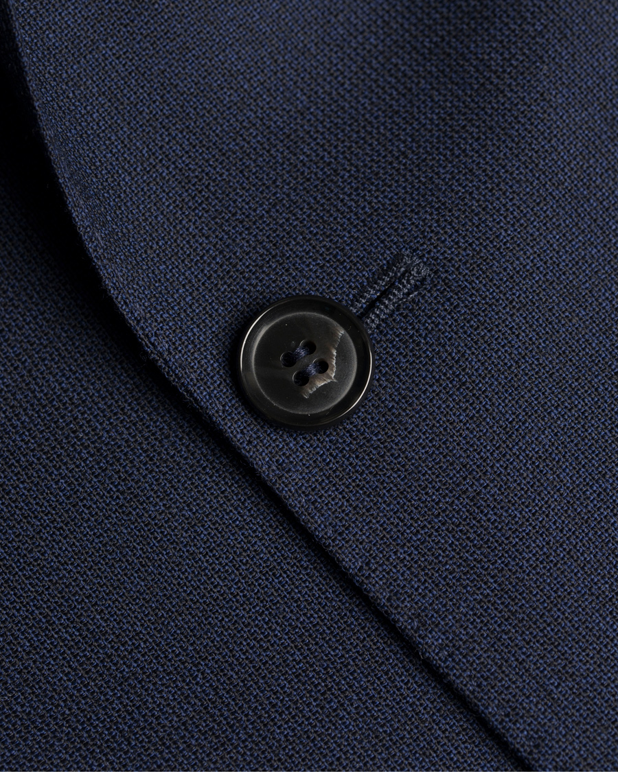 Herre | Dressjakker | Oscar Jacobson | Epic Jersey Unconstucted Wool Stretch Blazer Navy