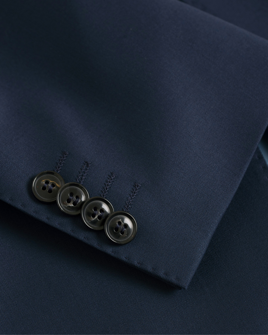 Herre | Dresser | Oscar Jacobson | Edmund Wool Stretch Suit Blue