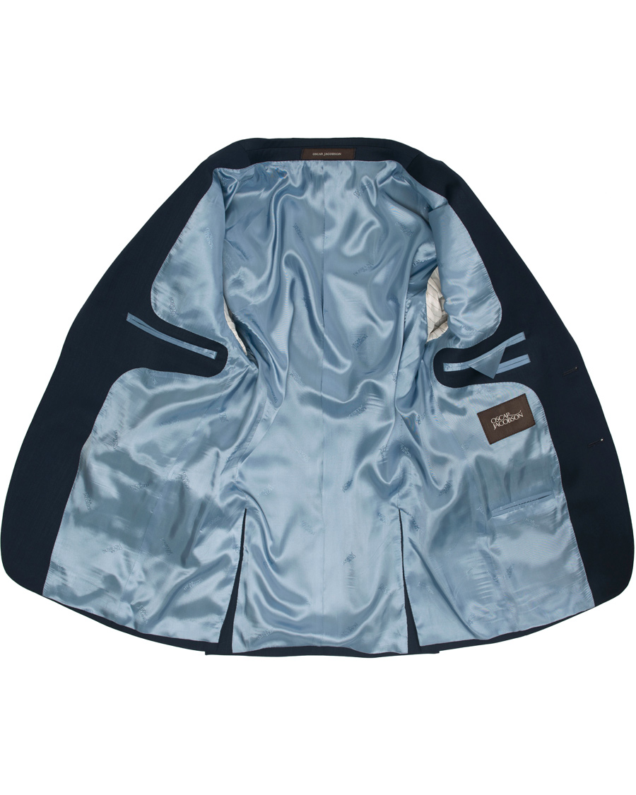 Herre | Dresser | Oscar Jacobson | Edmund Wool Stretch Suit Blue