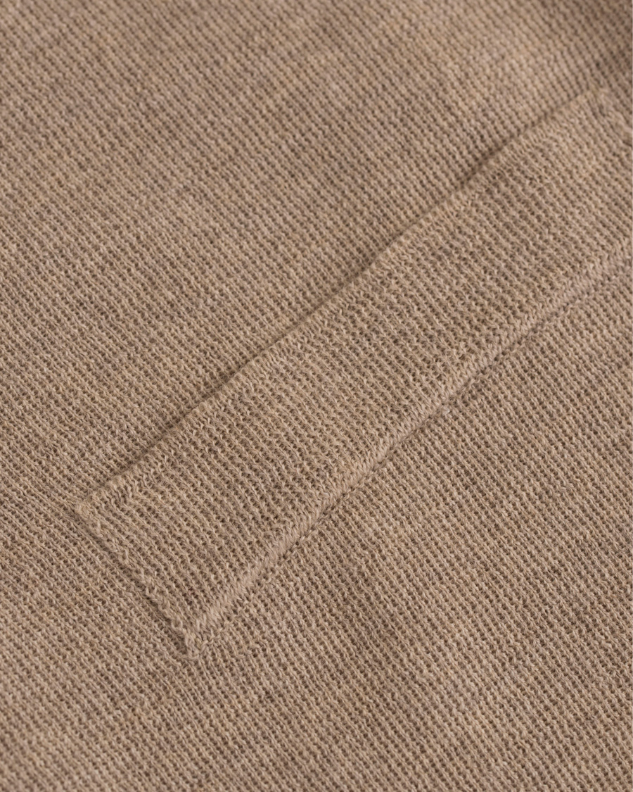 Herre | Gensere | Oscar Jacobson | Tailor Extrafine Merino Wool Waistcoat Beige