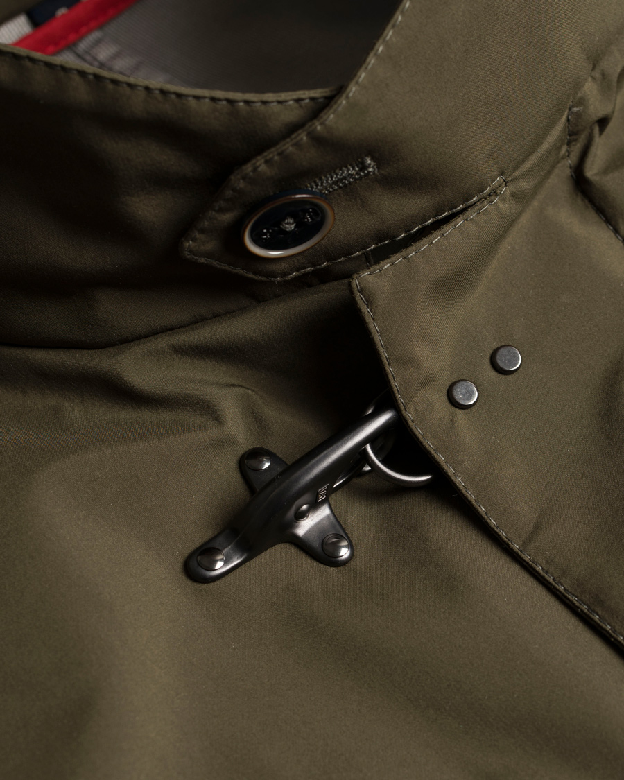 Herre | Jakker | Fay | Microfiber Coat Military Green