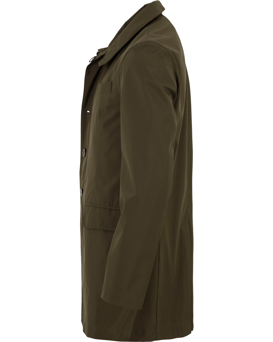 Herre | Jakker | Fay | Microfiber Coat Military Green