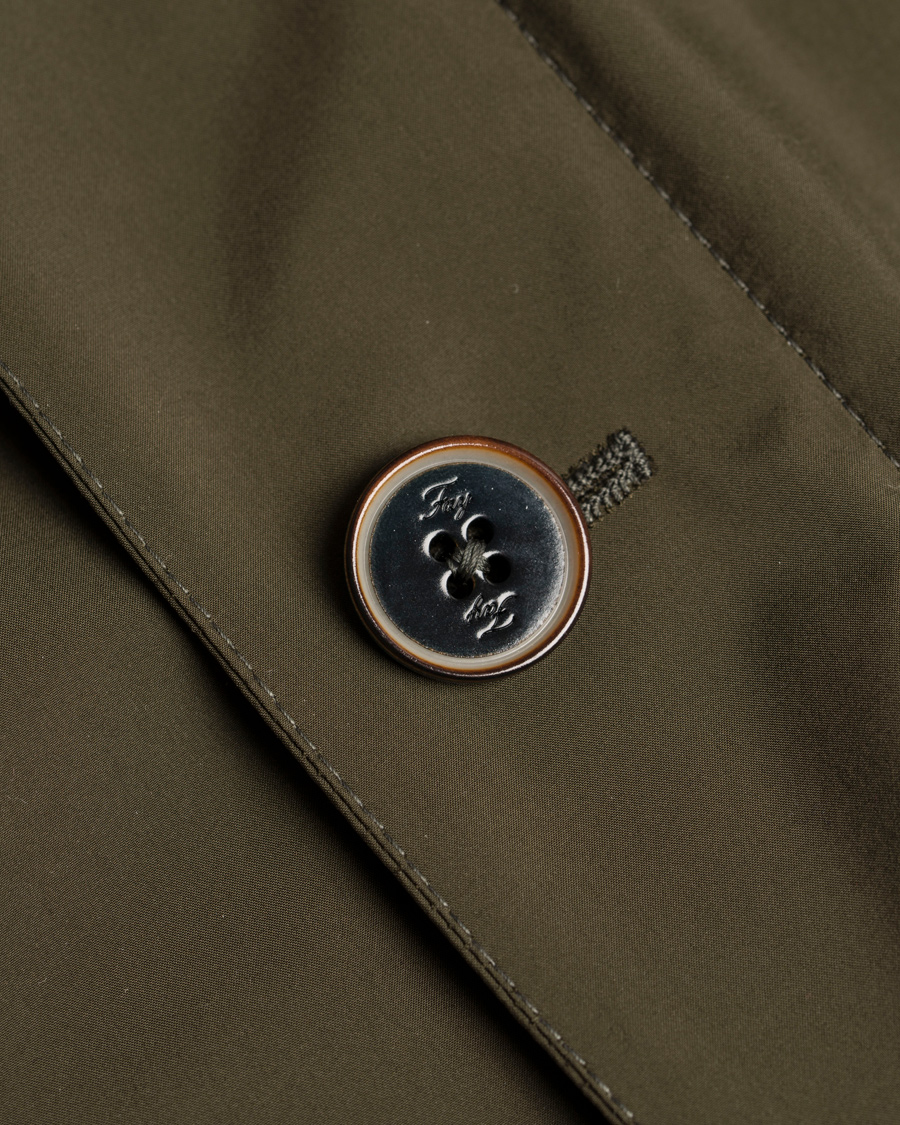 Herre | Jakker | Fay | Microfiber Coat Military Green