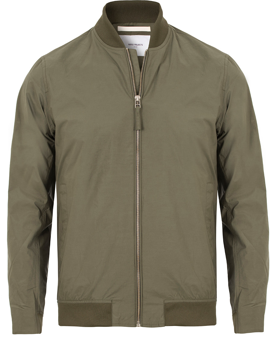 Herre | Jakker | Norse Projects | Ryan Crips Cotton Bomber Dried Olive