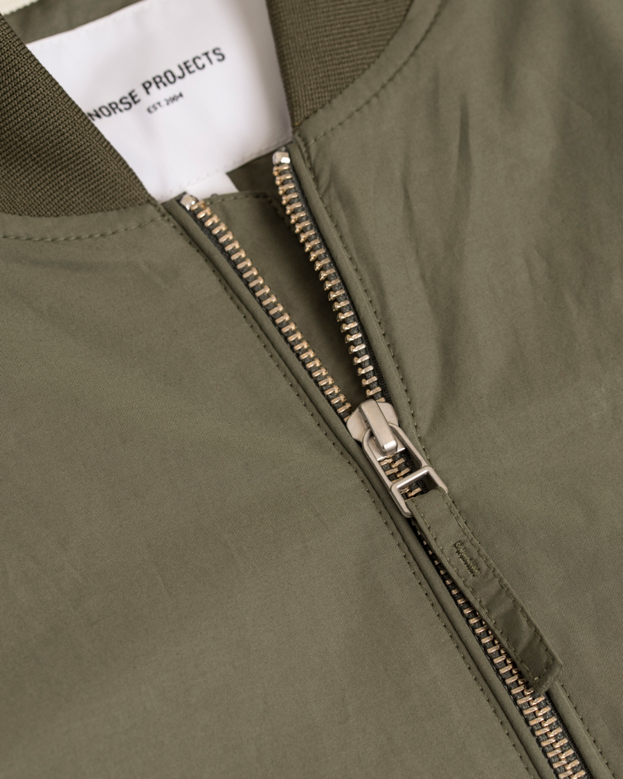 Herre | Jakker | Norse Projects | Ryan Crips Cotton Bomber Dried Olive