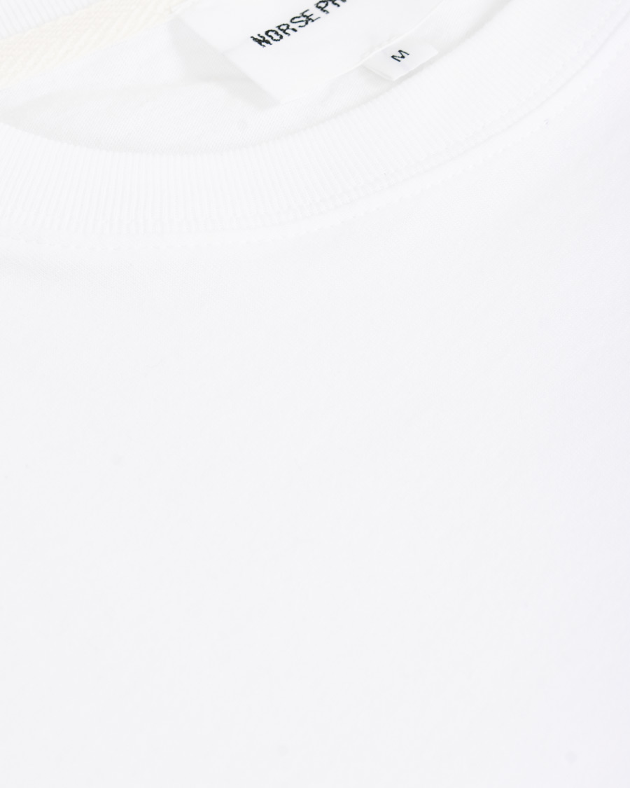 Herre | T-Shirts | Norse Projects | Niels Long Sleeve T-shirt White