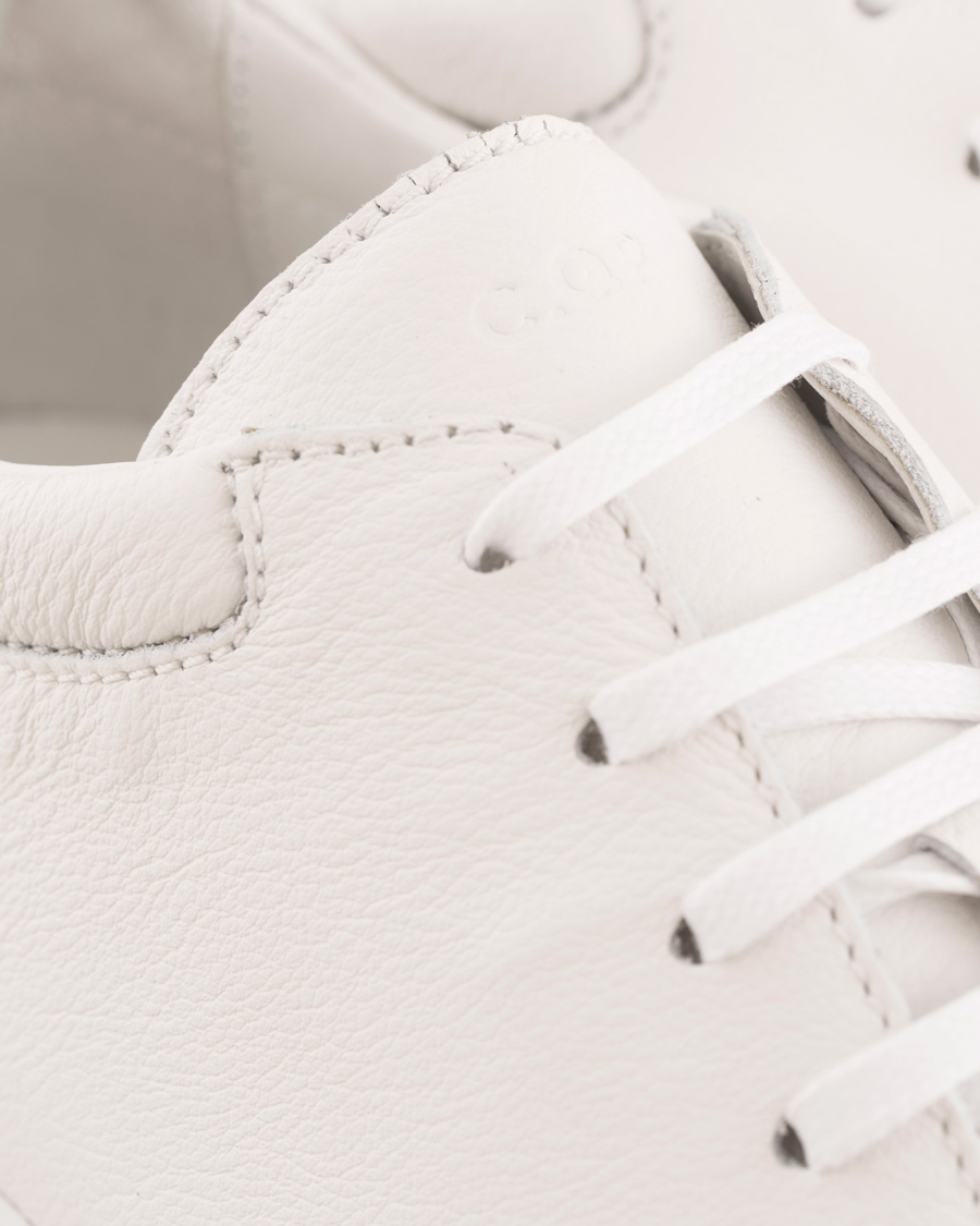 Herre | Sneakers med høyt skaft | C.QP | Tarmac Sneaker All White Leather