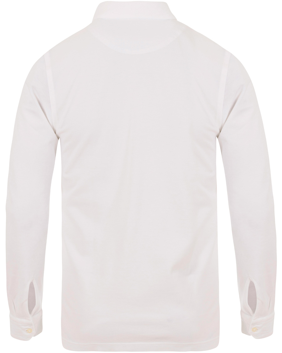 Herre | Skjorter | Gran Sasso | Washed Oxford Shirt White