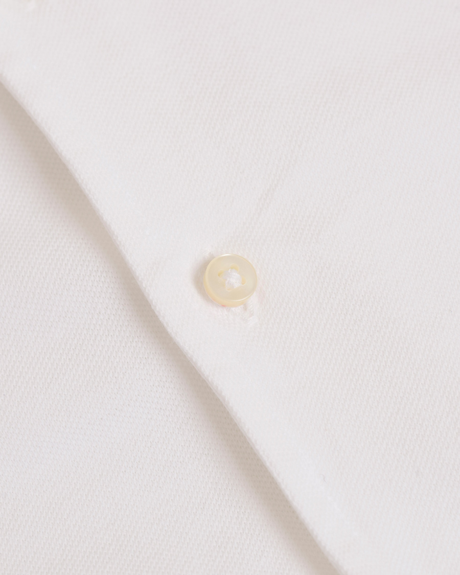 Herre | Skjorter | Gran Sasso | Washed Oxford Shirt White