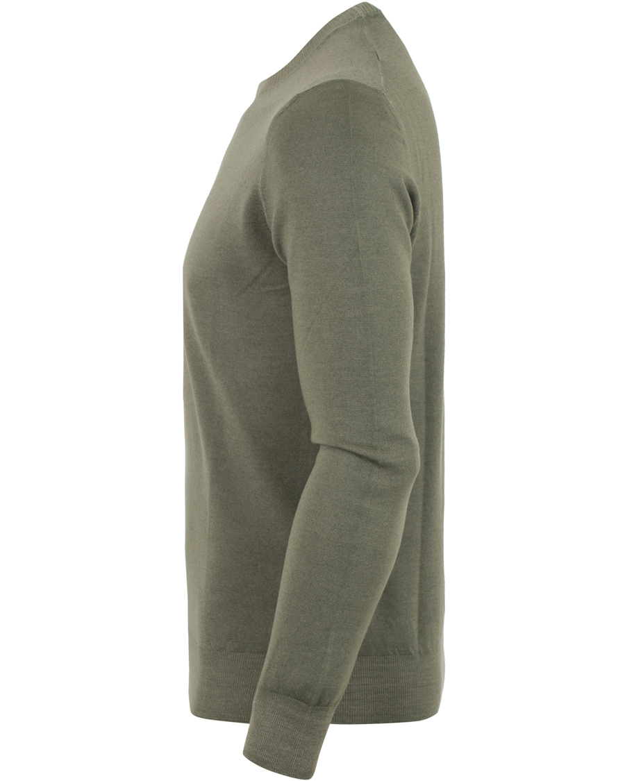 Herre | Gensere | Gran Sasso | Merino Vintage Fashion Fit Pullover Green