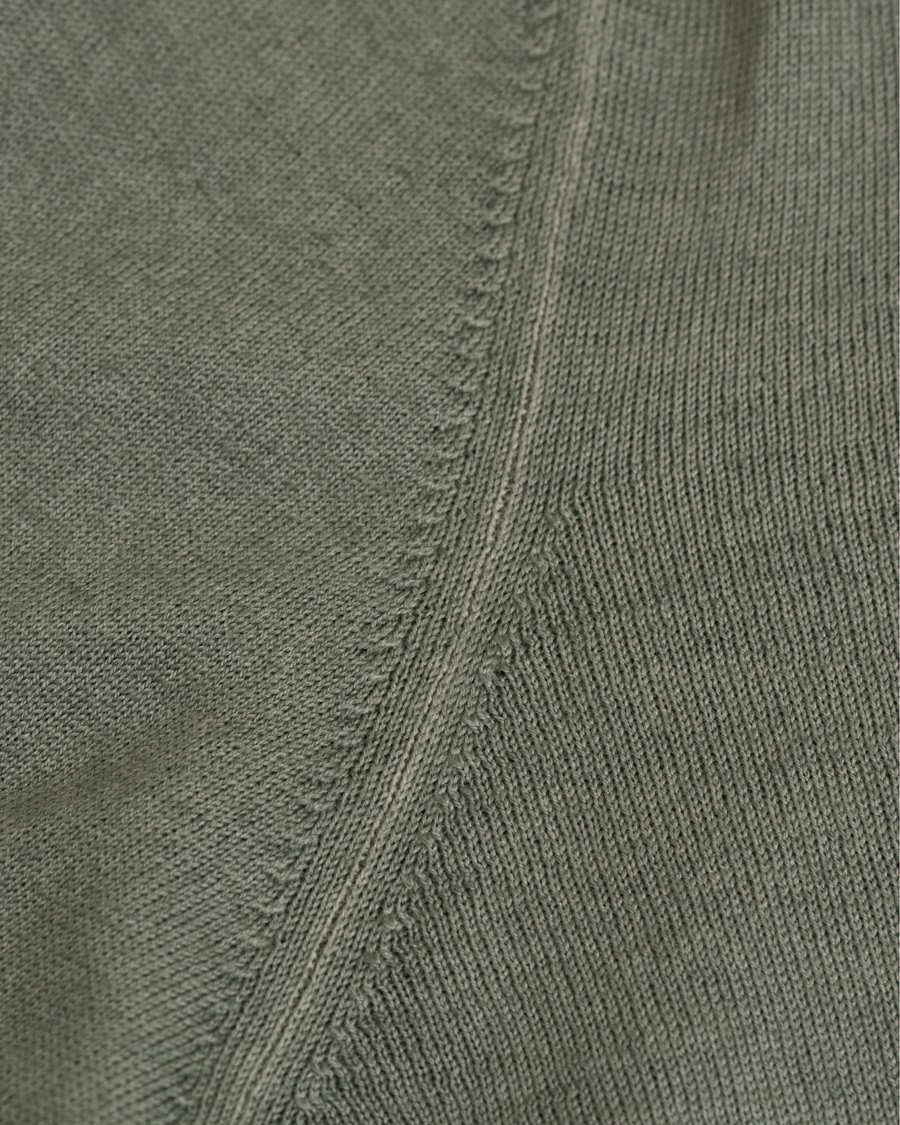 Herre | Gensere | Gran Sasso | Merino Vintage Fashion Fit Pullover Green