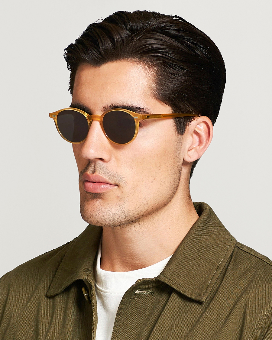 Herr | Runda solglasögon | TBD Eyewear | Cran Sunglasses  Honey