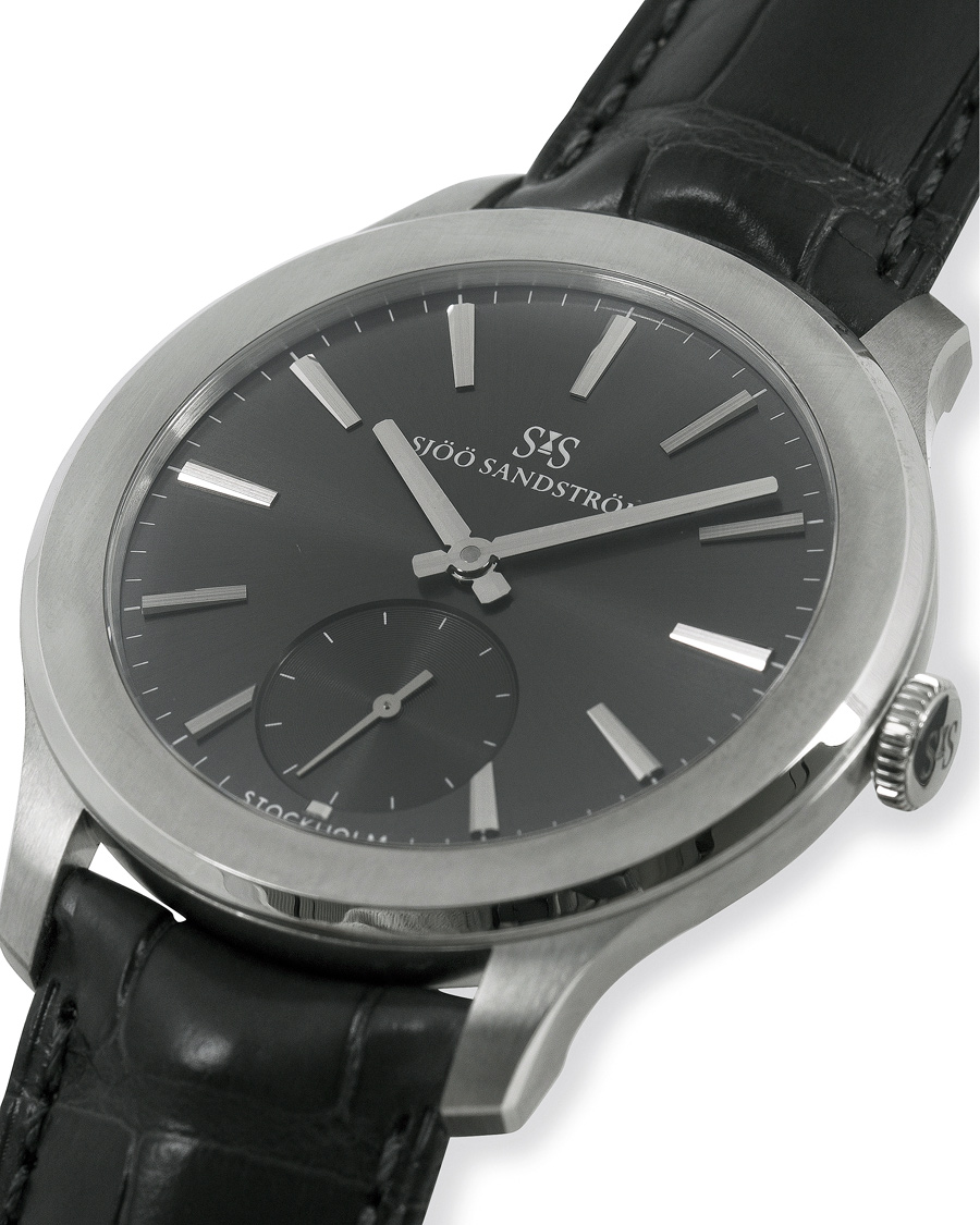 Herre | Sjöö Sandström Royal Capital Grey and Grey Alligator 40 mm | Sjöö Sandström | Royal Capital Grey and Grey Alligator 40 mm