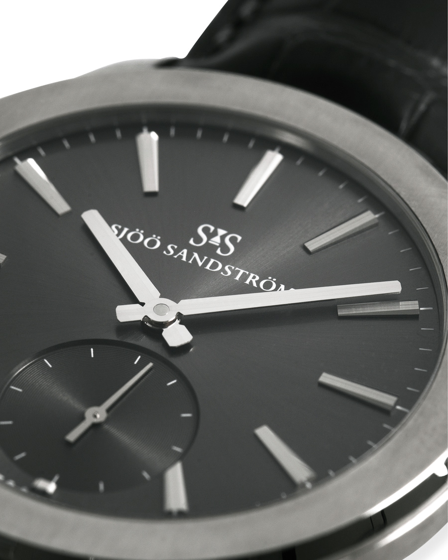 Herre | Sjöö Sandström Royal Capital Grey and Grey Alligator 40 mm | Sjöö Sandström | Royal Capital Grey and Grey Alligator 40 mm