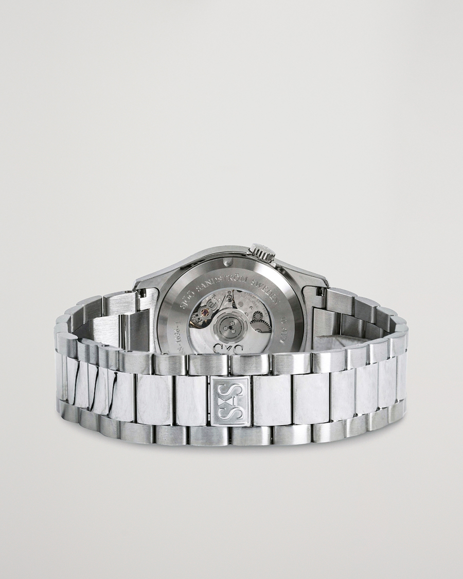 Herre | Sjöö Sandström Royal Steel Classic 36mm Black with Steel | Sjöö Sandström | Royal Steel Classic 36mm Black with Steel