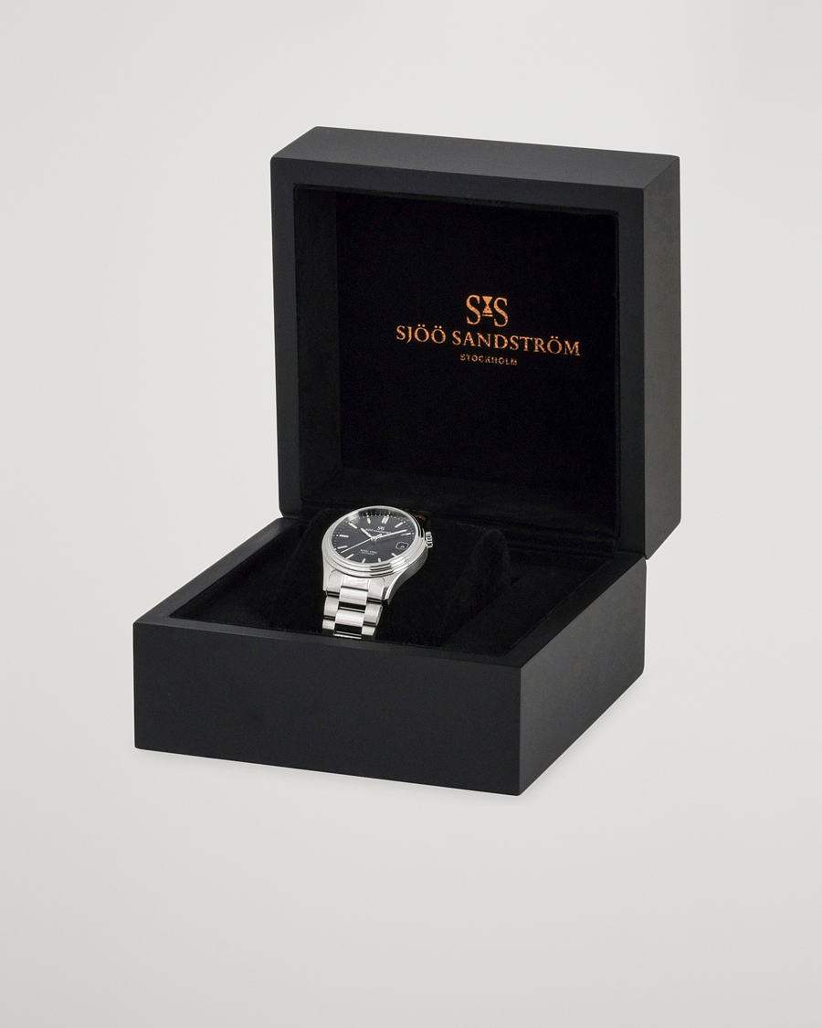 Herre | Sjöö Sandström Royal Steel Classic 36mm Black with Steel | Sjöö Sandström | Royal Steel Classic 36mm Black with Steel