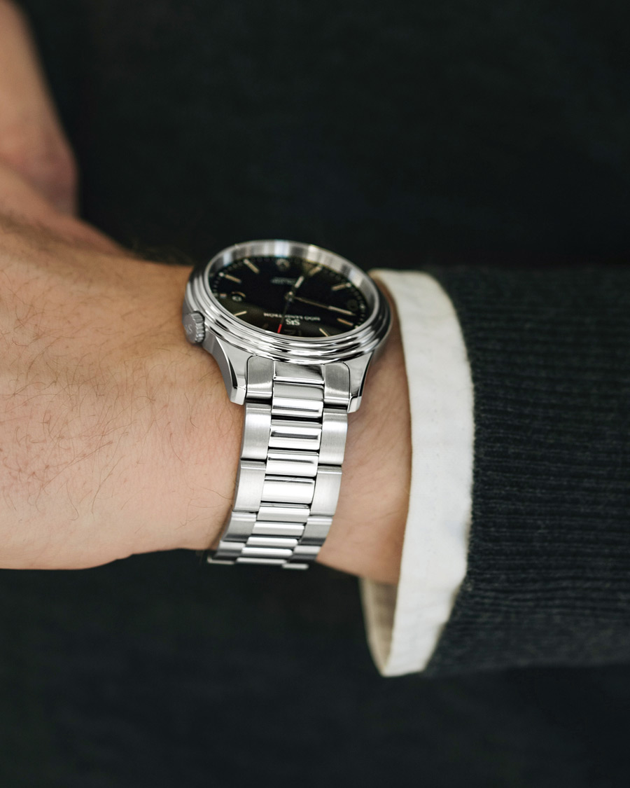 Herre | Sjöö Sandström Royal Steel Classic 41mm Black and Steel | Sjöö Sandström | Royal Steel Classic 41mm Black and Steel